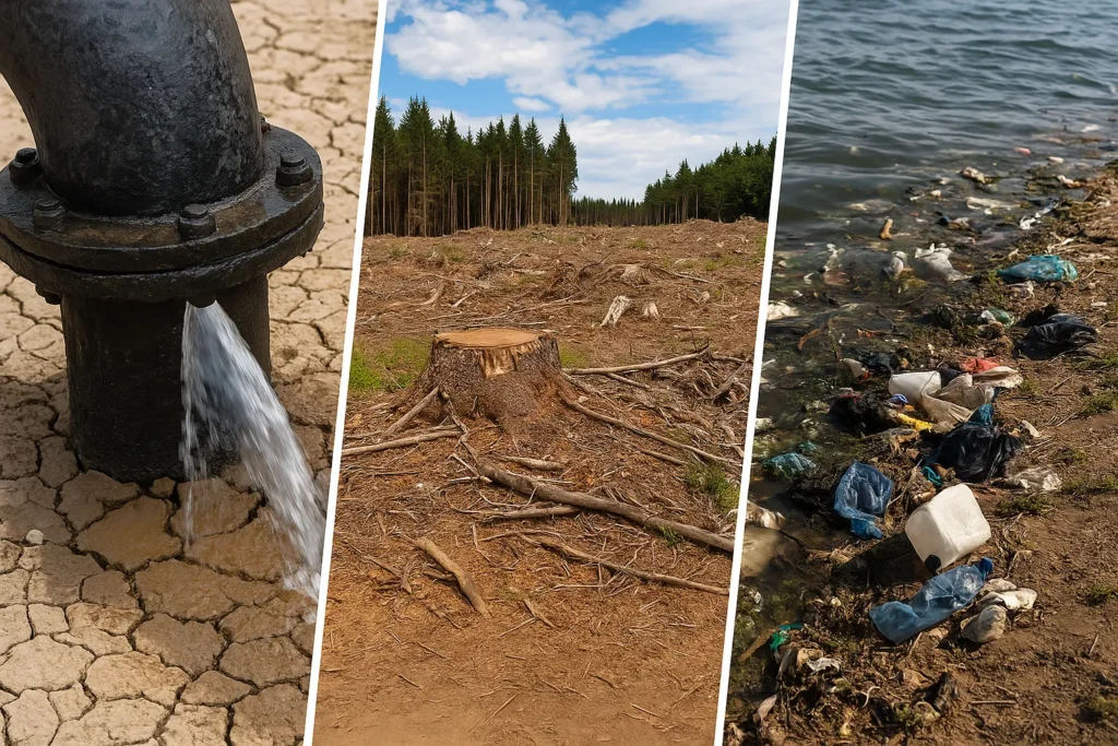 Causes of Water Shortage Beyond Climate