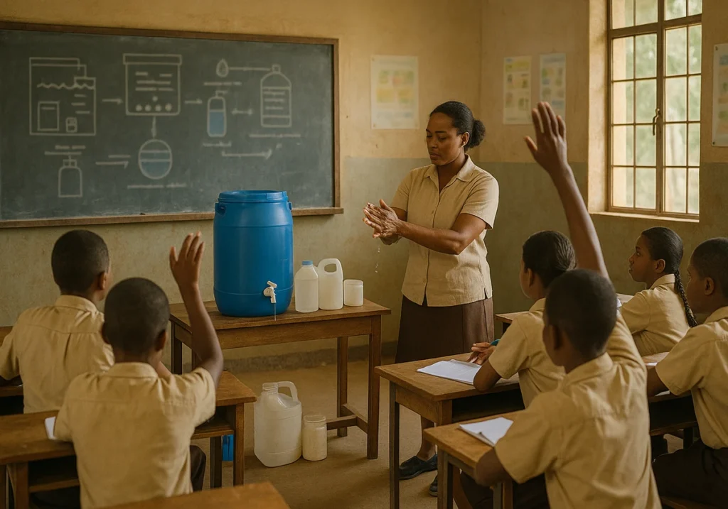 Hygiene Education Builds Long-Term Sustainability